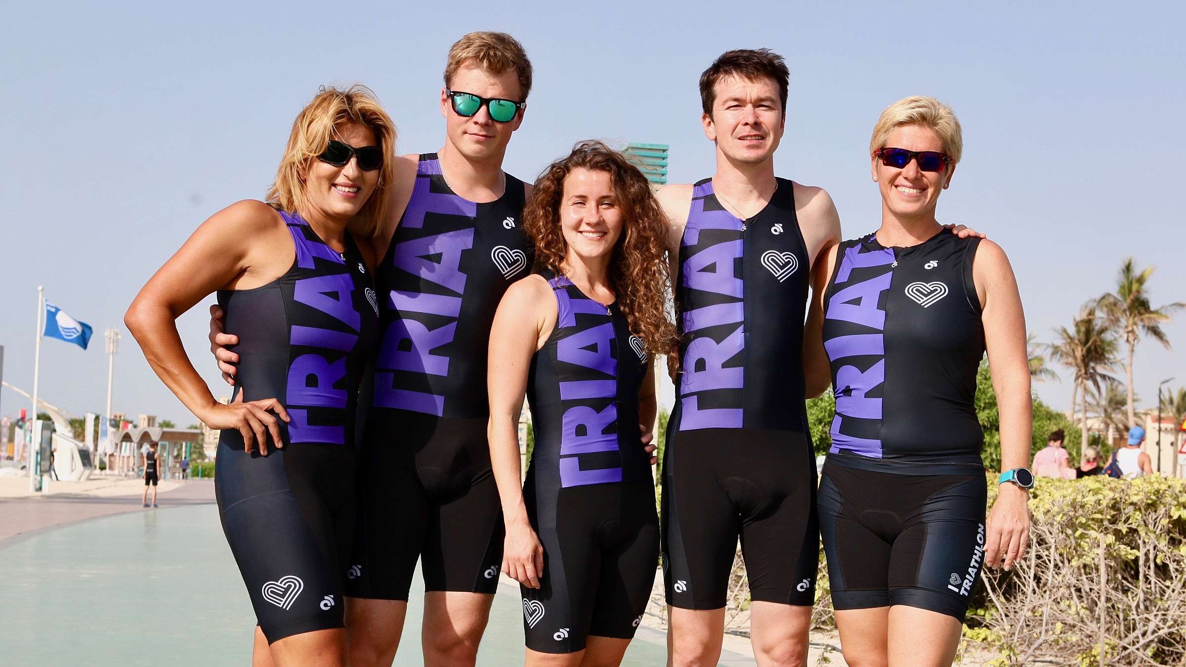 Triathlon photo shoot